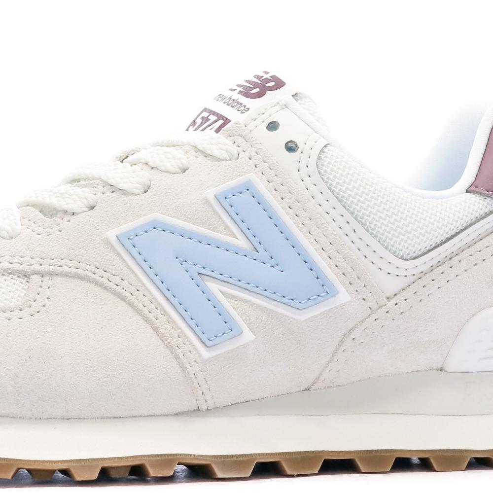 WL574 Baskets Ecrus Femme New Balance vue 7