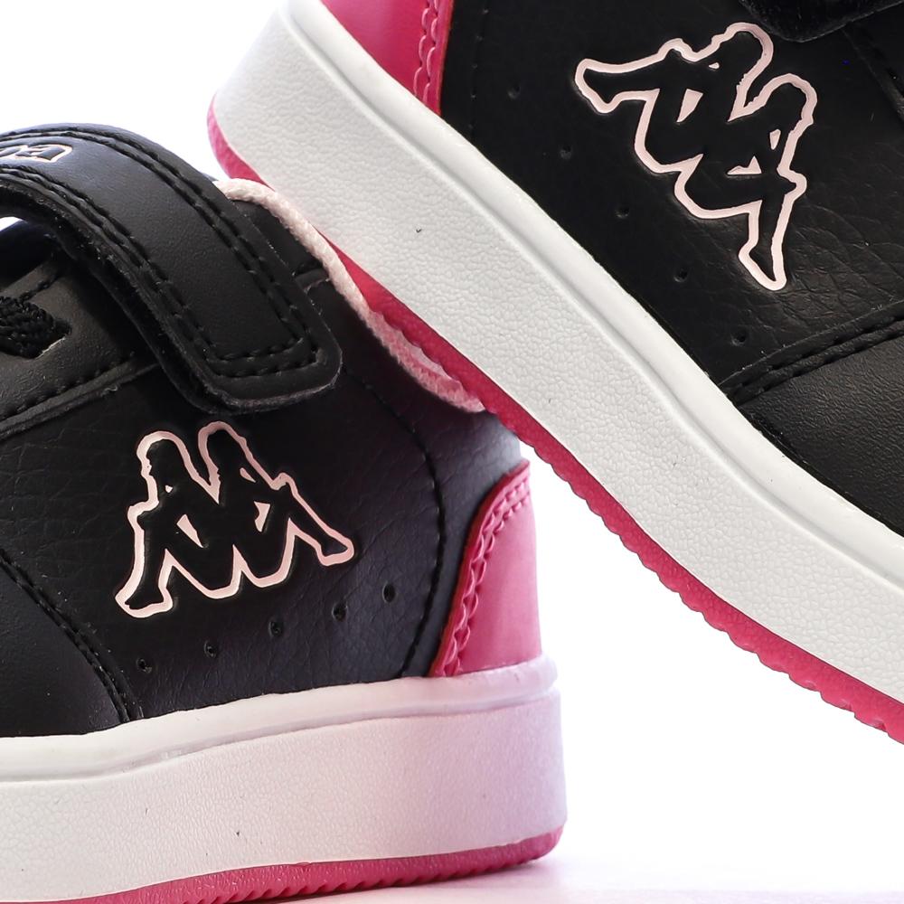 Baskets Noir/Rouge Garçon KAPPA Malone 381Y12W vue 7