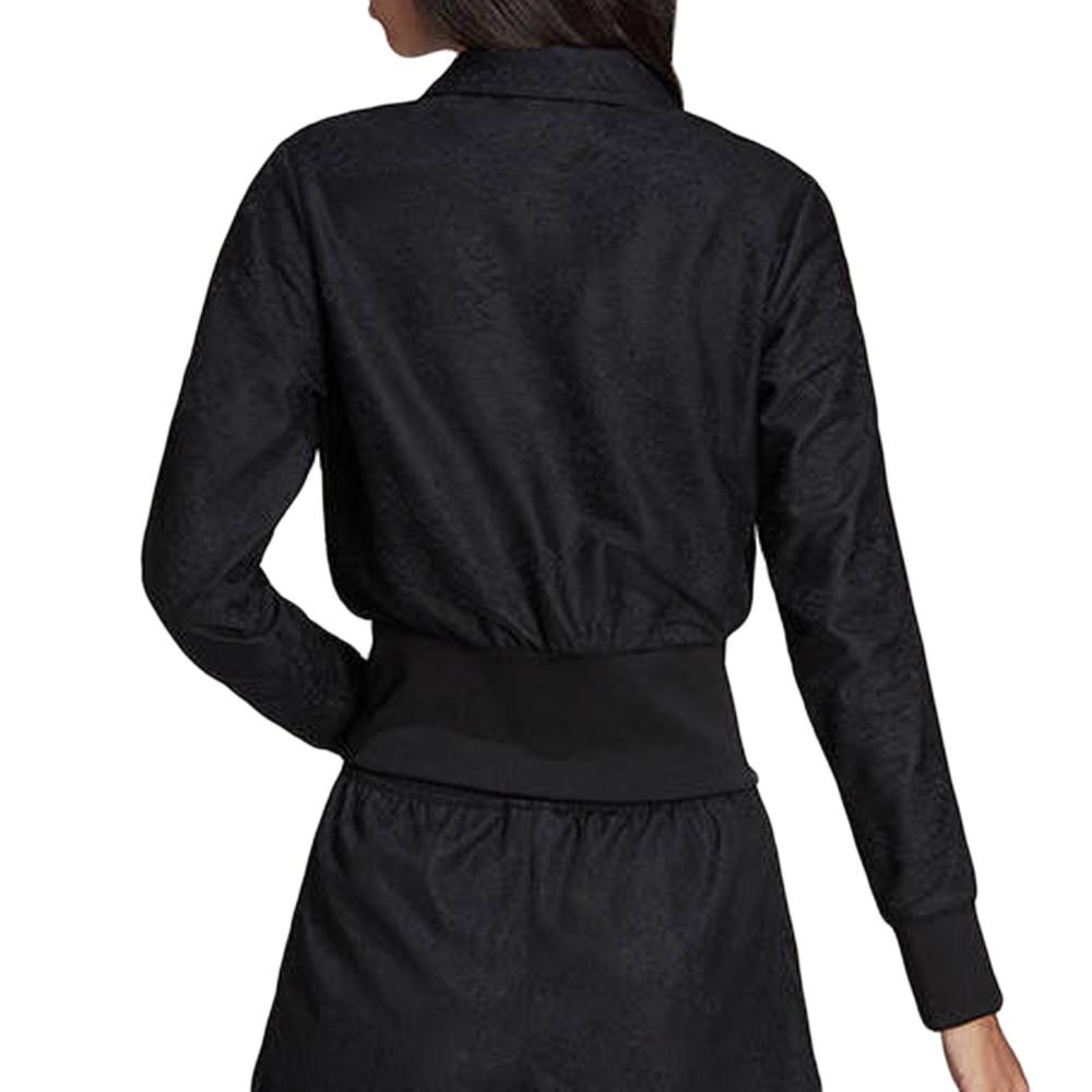 Veste Noir Femme Adidas Track vue 2