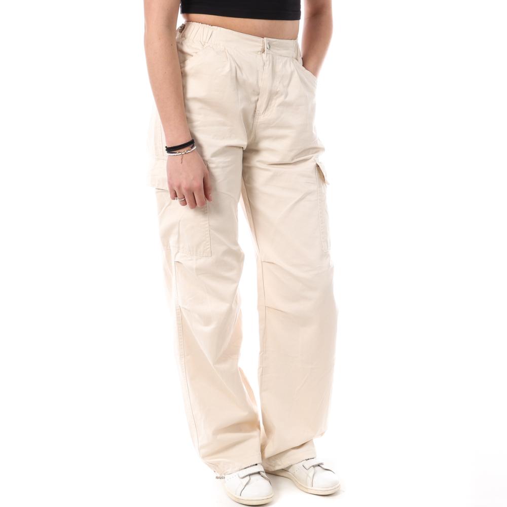 Pantalon Cargo Beige Femme Monday Premium 3178 pas cher