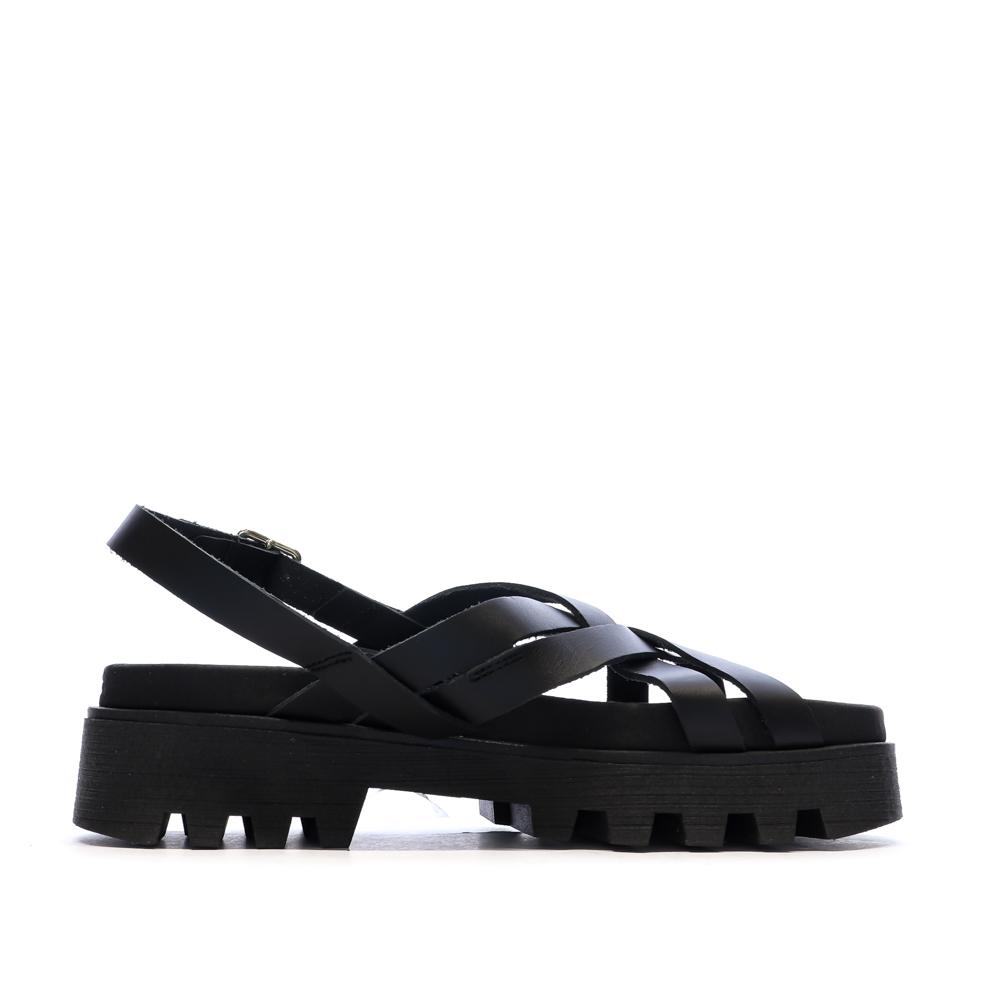 Sandales Noires Femme Pare Gabia Dafne vue 2