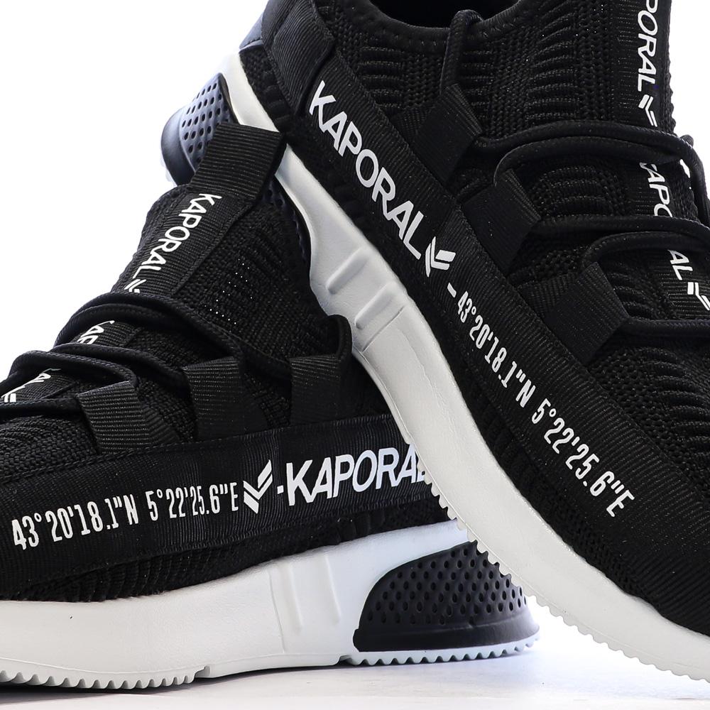 Baskets Noir/Blanc Homme Kaporal Dofino vue 7