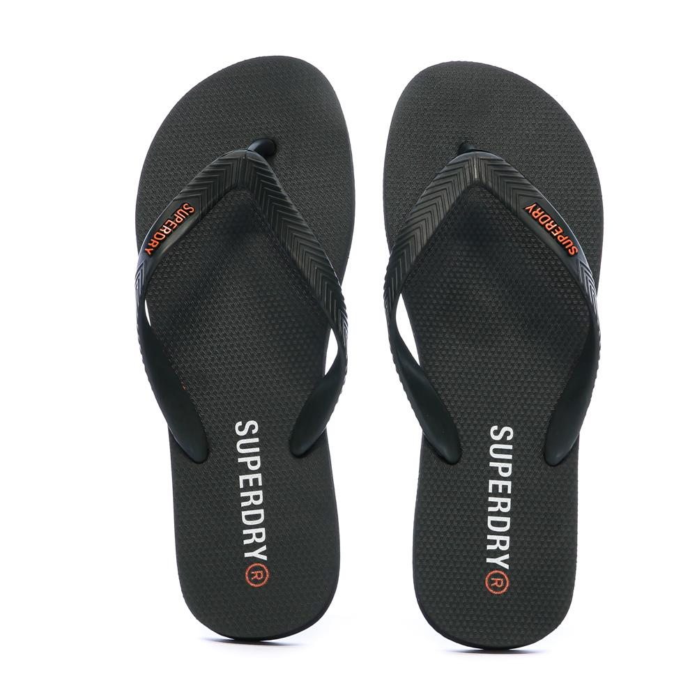 Schwarze Herren-Flip-Flops Superdry Core Essential Flip Flop Ansicht 3