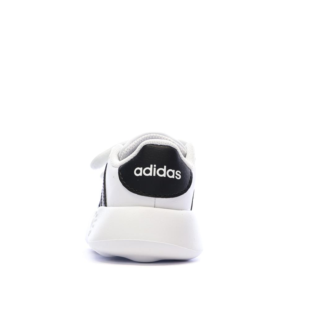 Baskets Blanches/Noires Garçon Adidas Grand Court 2.0 vue 3