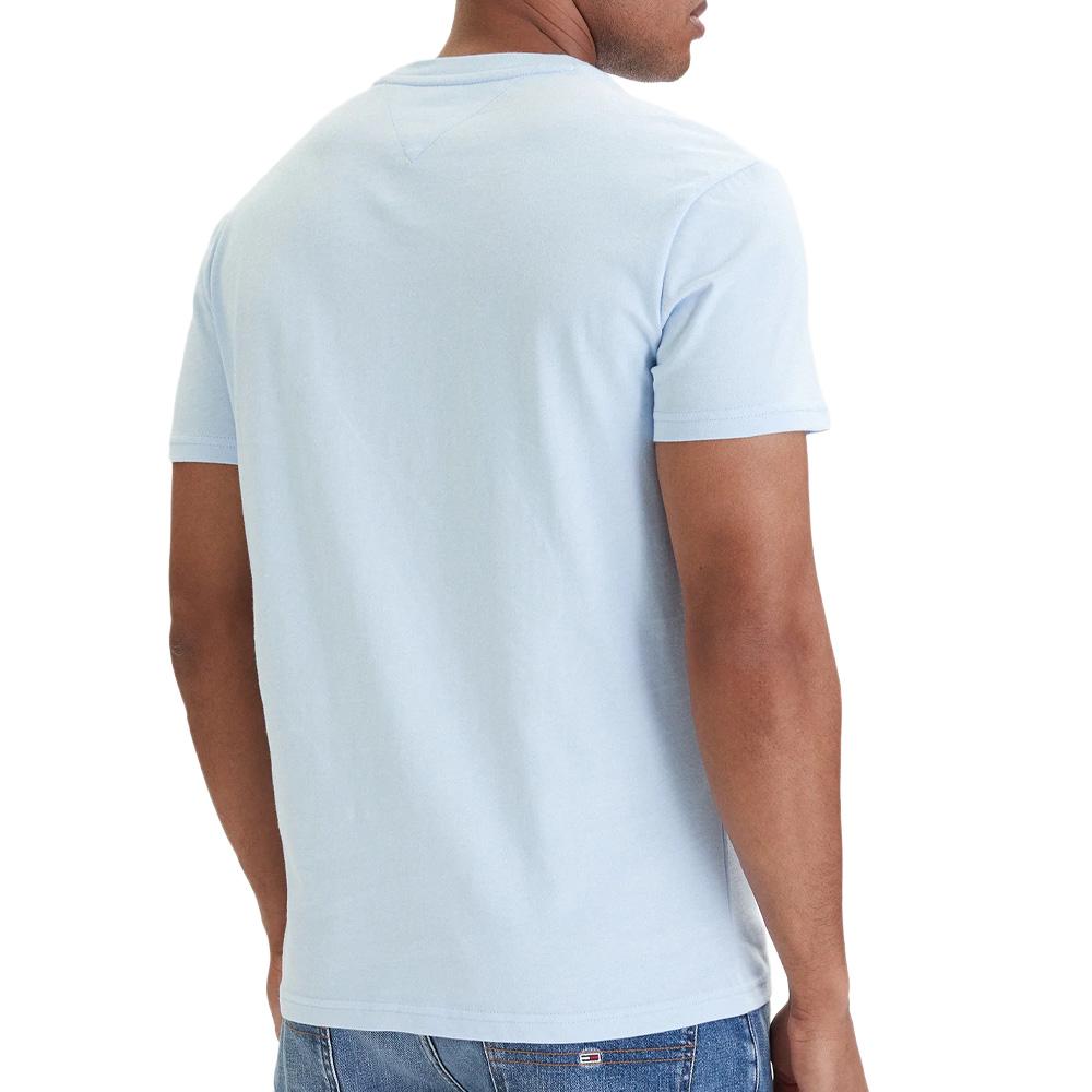 T-Shirt Bleu Clair/Marine Homme Tommy Hilfiger Vintage vue 2
