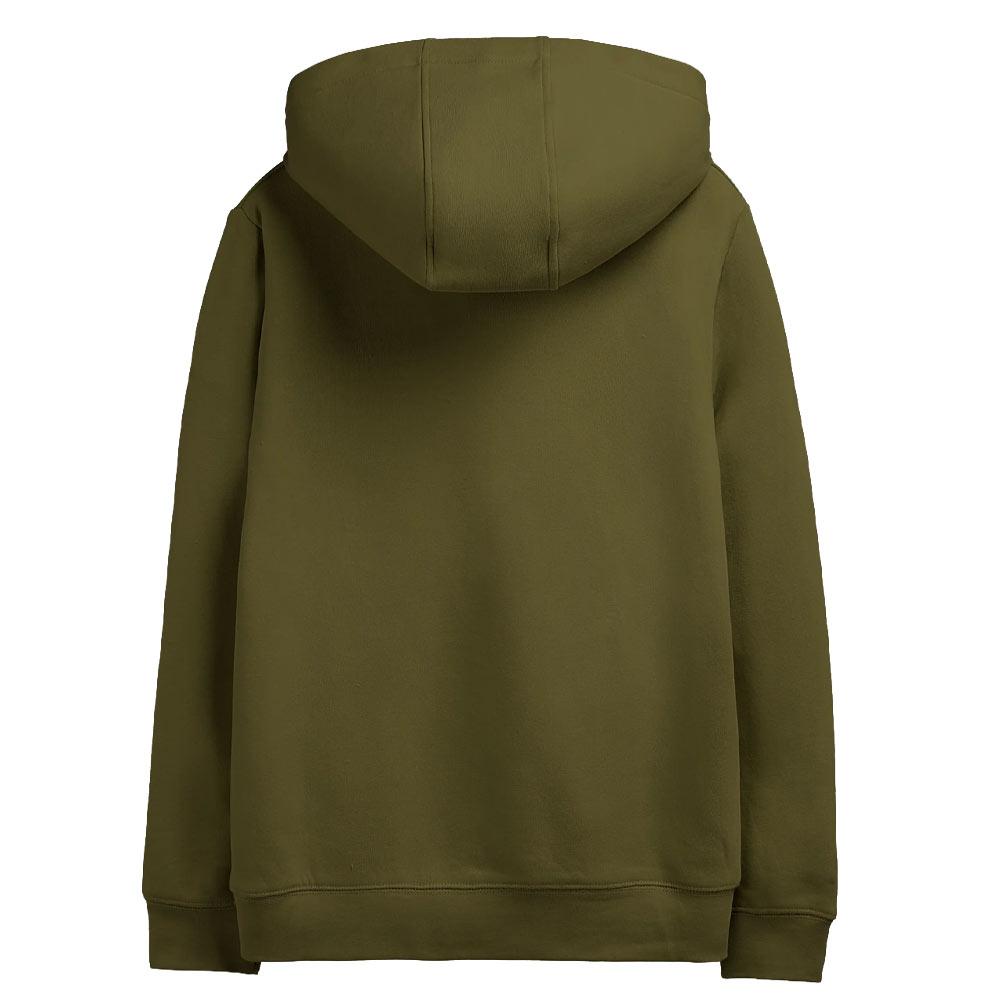 Sweat à Capuche Kaki Homme Teddy Smith Jim vue 2