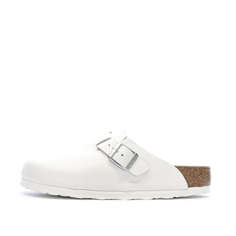 Sabots Blanc Mixte Birkenstock Boston pas cher