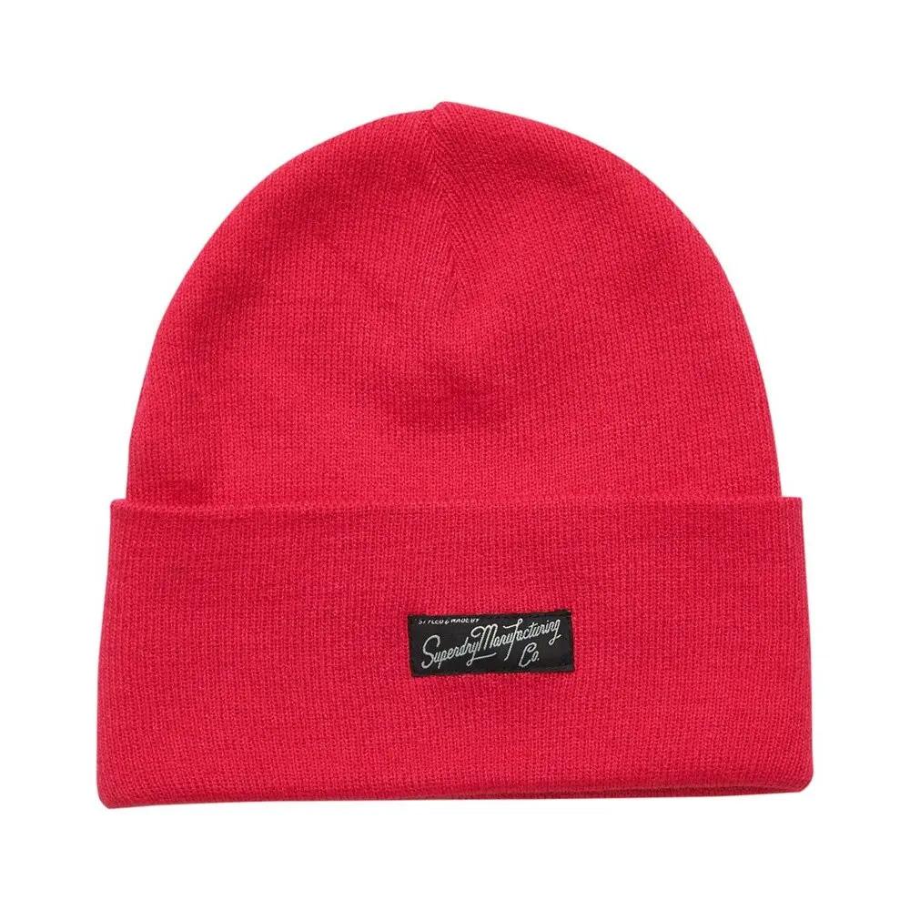 Bonnet Rose Mixte Superdry Vintage Classic Beanie pas cher