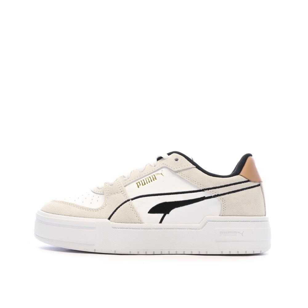 Baskets Blanc/Beige/Noir Femme Puma Pro Tweak pas cher