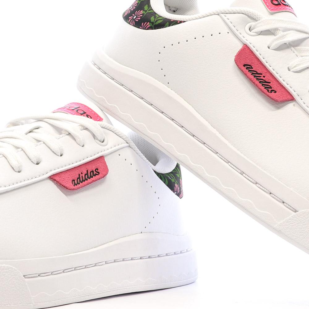 Baskets Blanches Femme Adidas Court IF8687 vue 7
