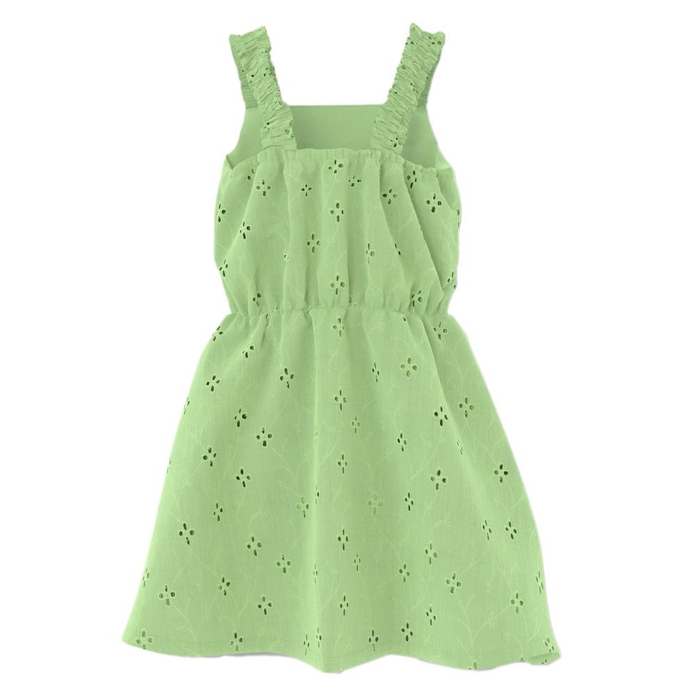 Robe Verte Fille Name it Violeta vue 2