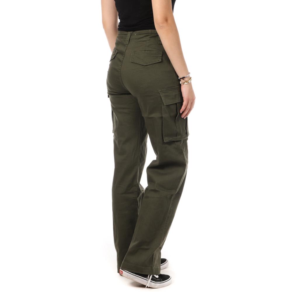 Pantalon Kaki Femme Monday Premium Cargo vue 2