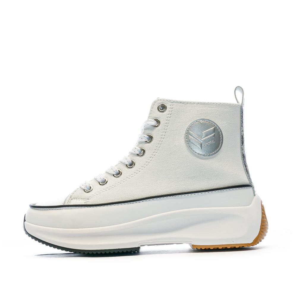Baskets Blanc Femme Kaporal Christy pas cher