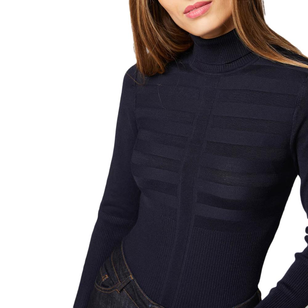 Pull Marine Femme Morgan MENTHYO vue 2