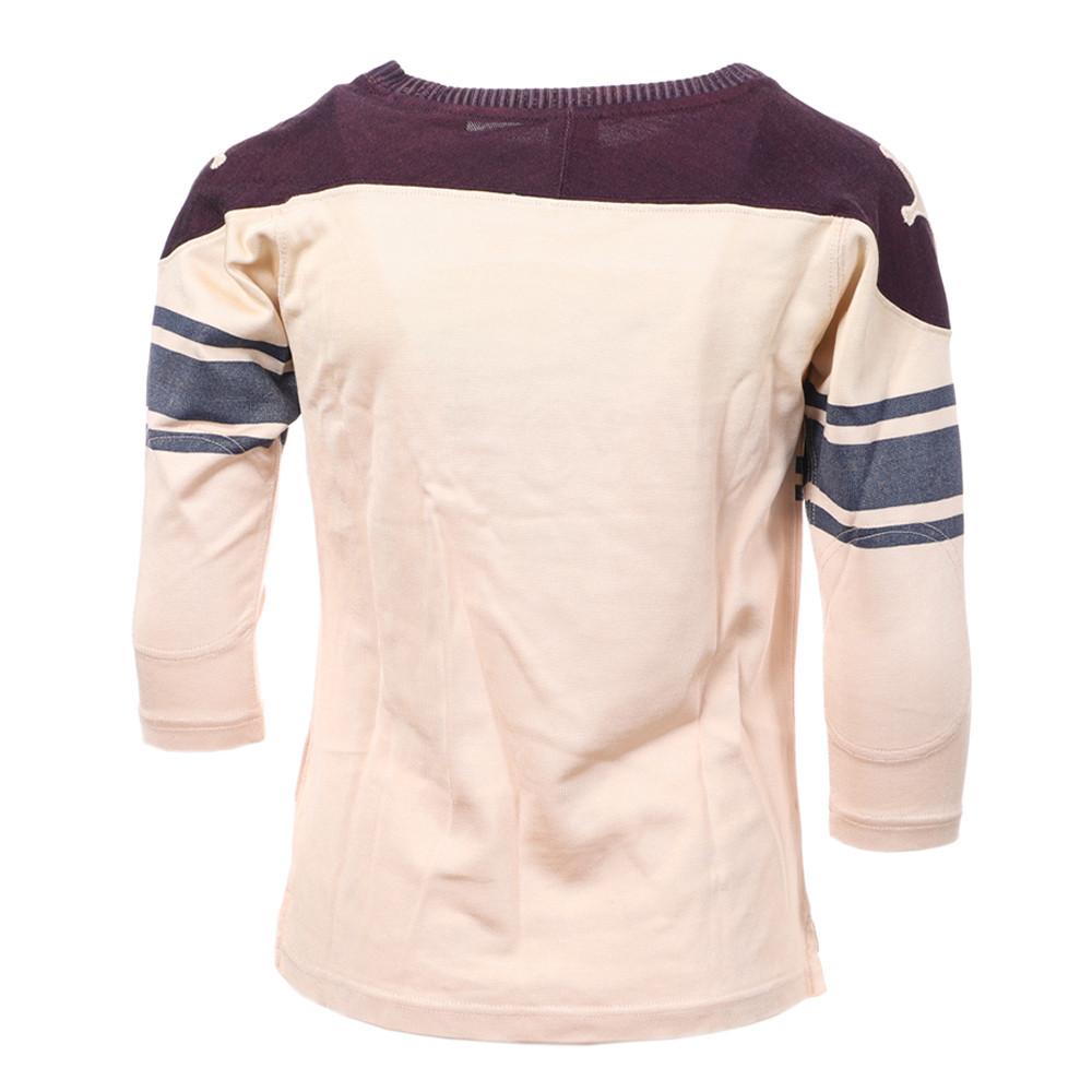 Pull fin Manches 3/4 Saumon Garçon Scotch & Soda vue 2