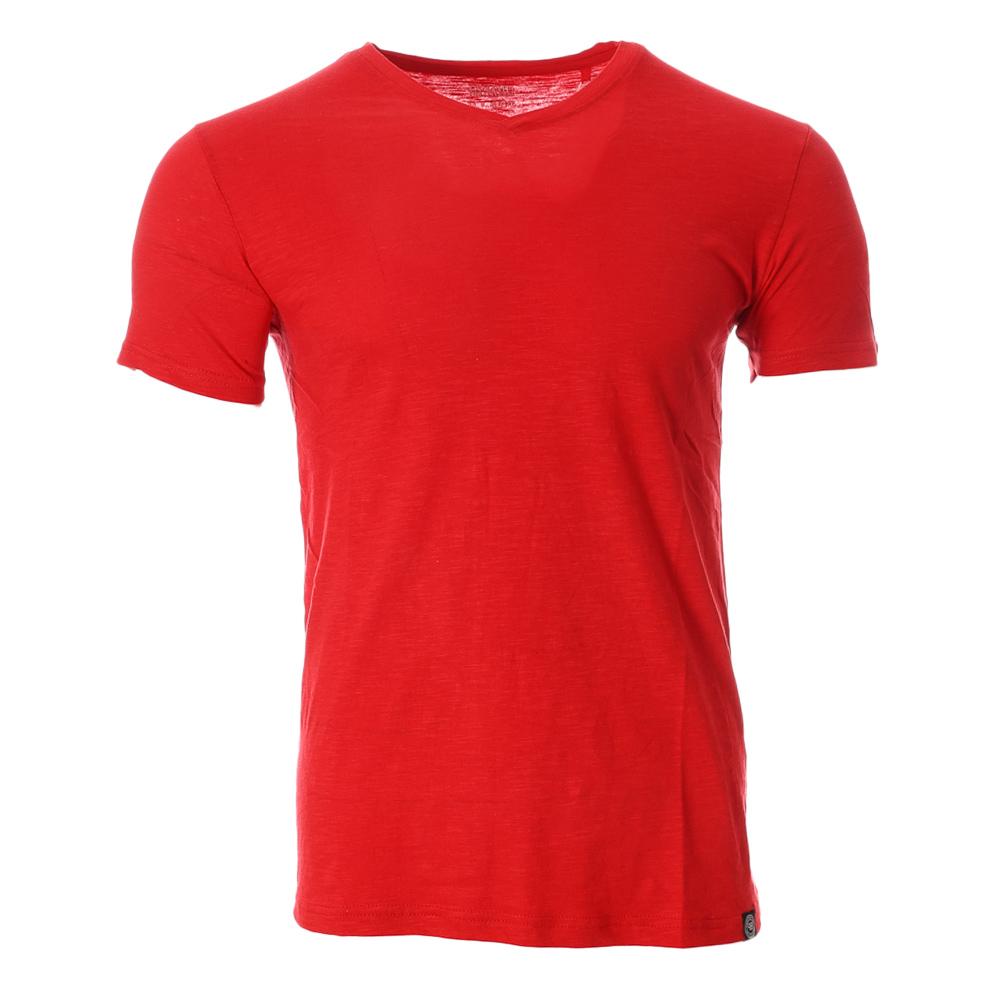T-shirt Rouge Homme Paname Brothers TANGO pas cher
