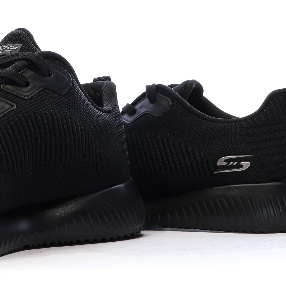 Baskets Noires Femme Skechers Bobs Squad Tough Talk vue 7