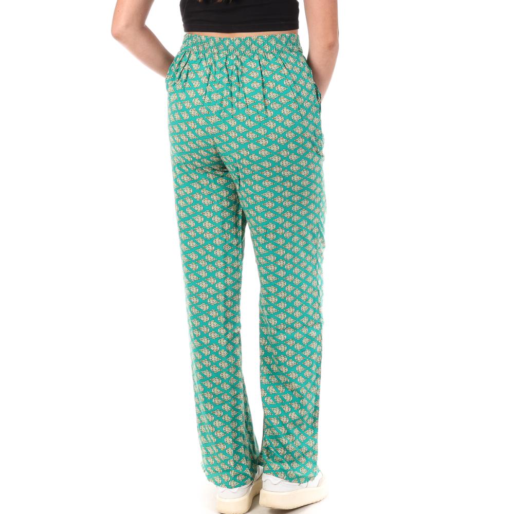 Pantalon Vert Femme Only Nova Life Palazzo 15264446 vue 2