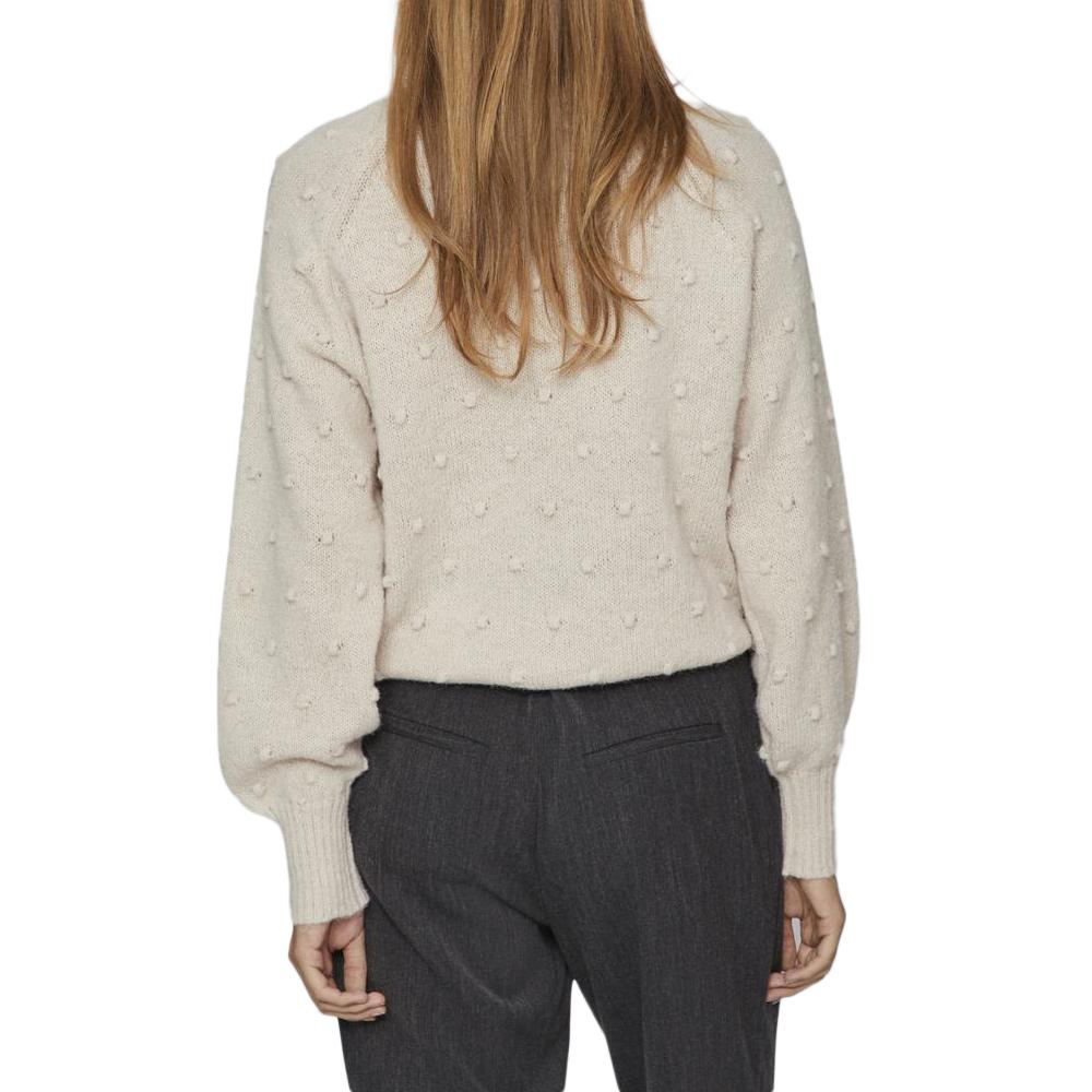Pull Beige Femme Vila Tuli vue 2