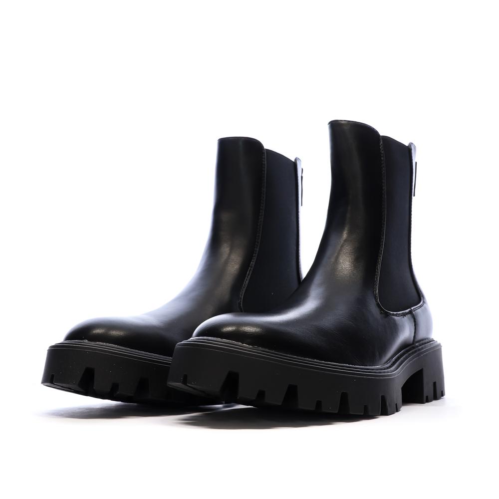 Bottines Noires Femme Only Betty vue 6