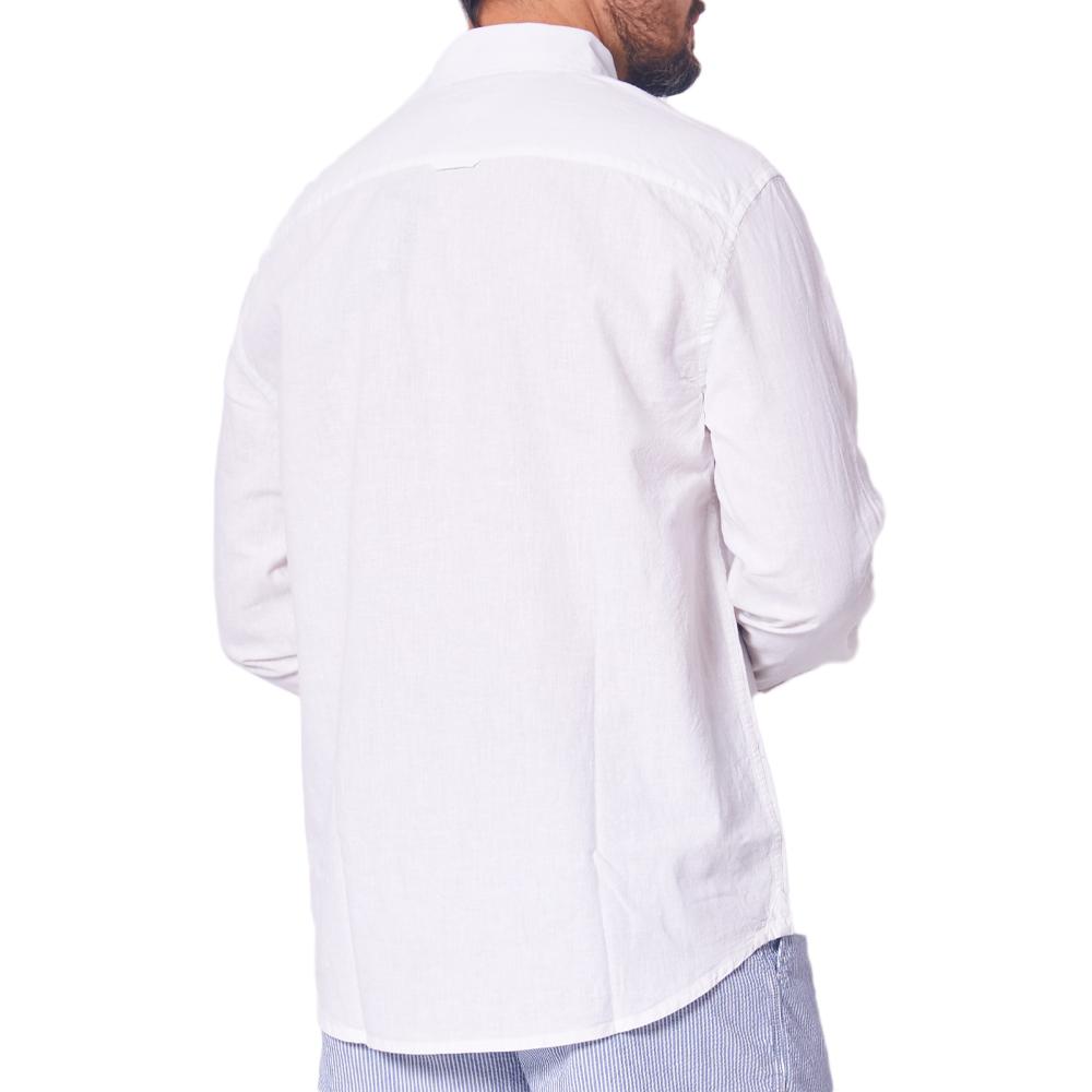 Chemise Blanche Homme Tommy Hilfiger Linen Blend-precious vue 2