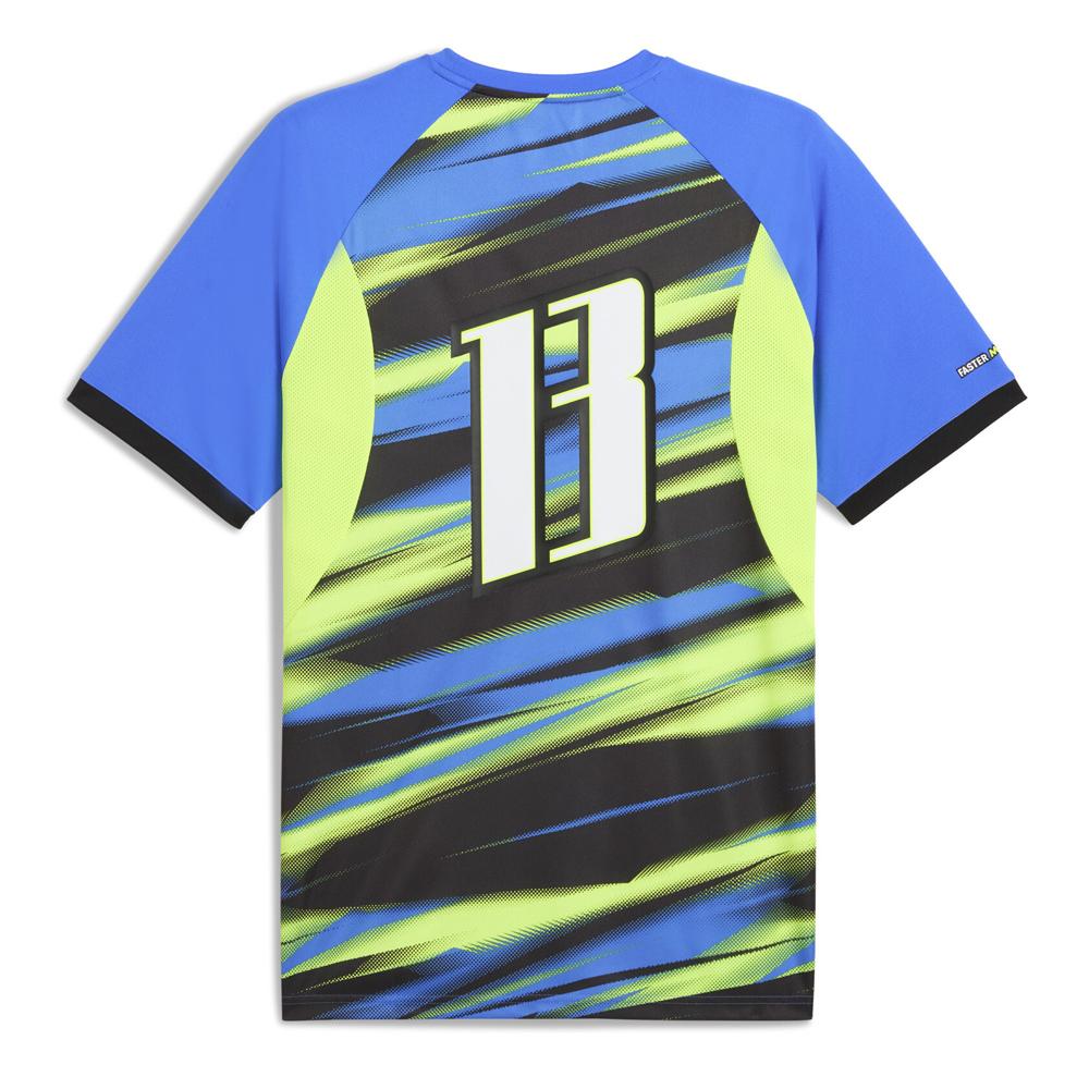 OM Maillot Faster Bleu/Jaune/Noir Homme Puma 24/25 vue 2
