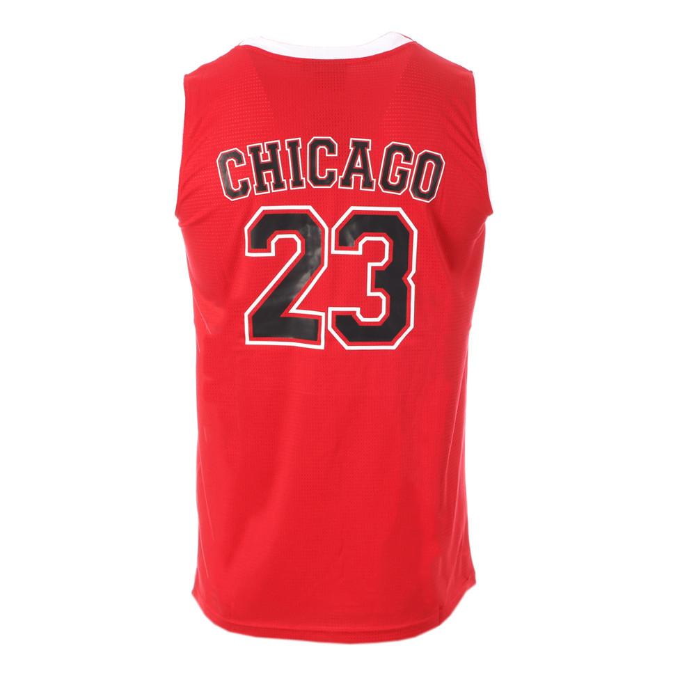 Chicago 23 Maillot de basket Rouge Homme Sport Zone vue 2