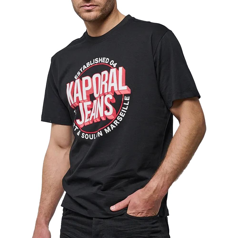 T-Shirt Noir Homme Kaporal TYLER pas cher