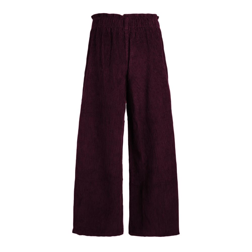 Pantalon fluide Bordeaux Femme Teddy Smith Lylia vue 2
