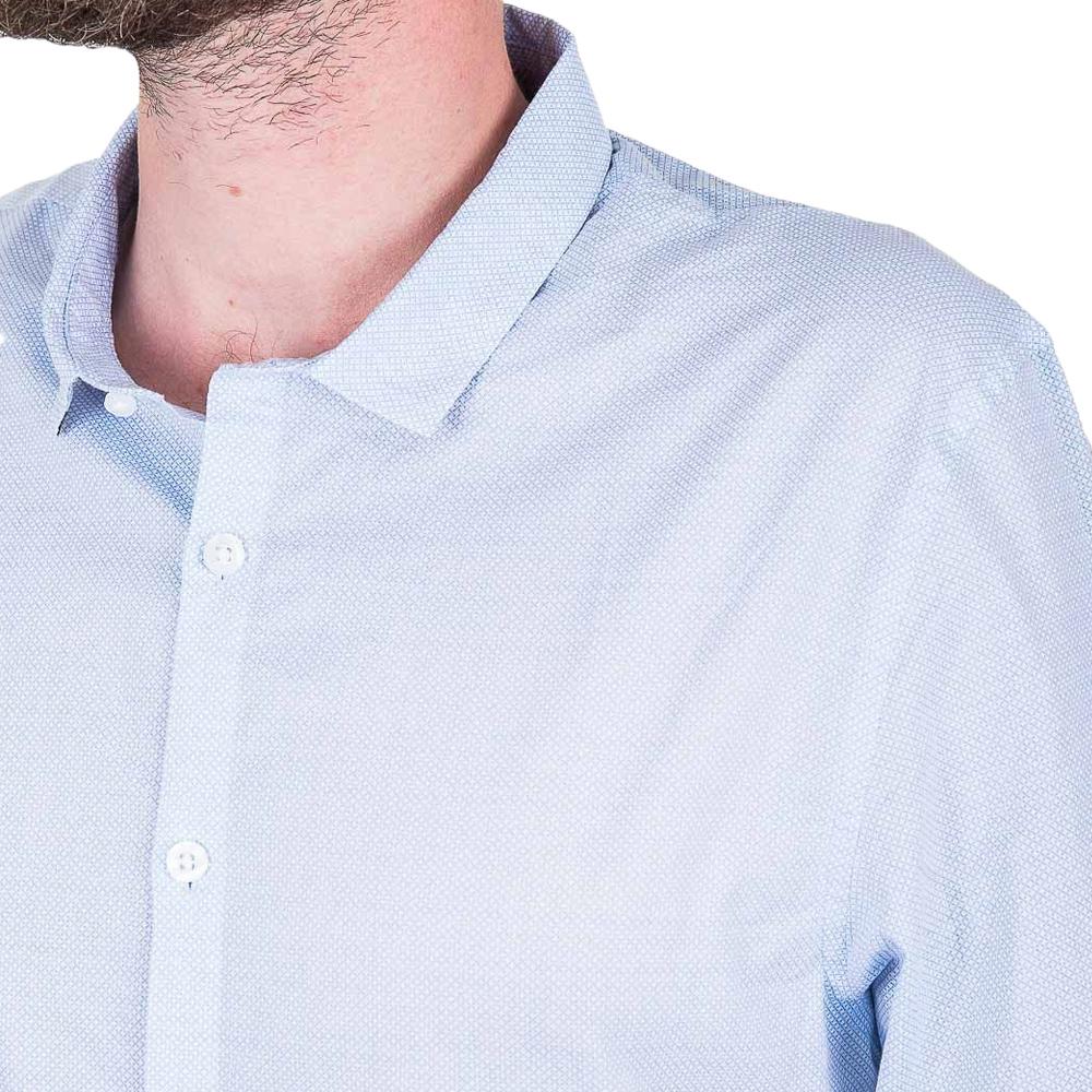 Chemise Bleu à motif Homme Teddy Smith Caster vue 2