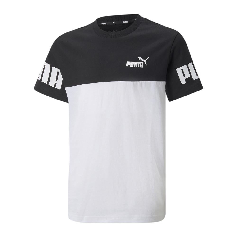 T-Shirt Noir/Blanc Garçon Puma Pp Tee pas cher