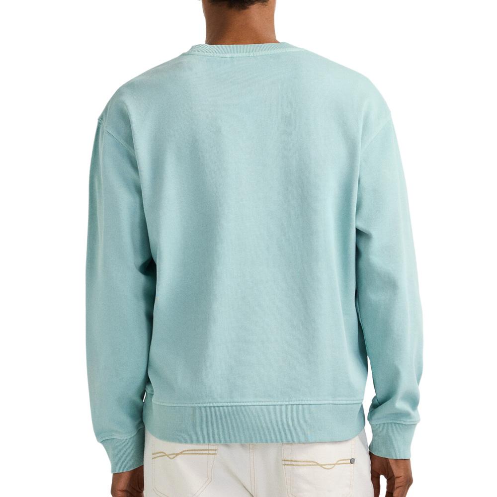 Sweat Bleu Clair Homme Pepe jeans John vue 2