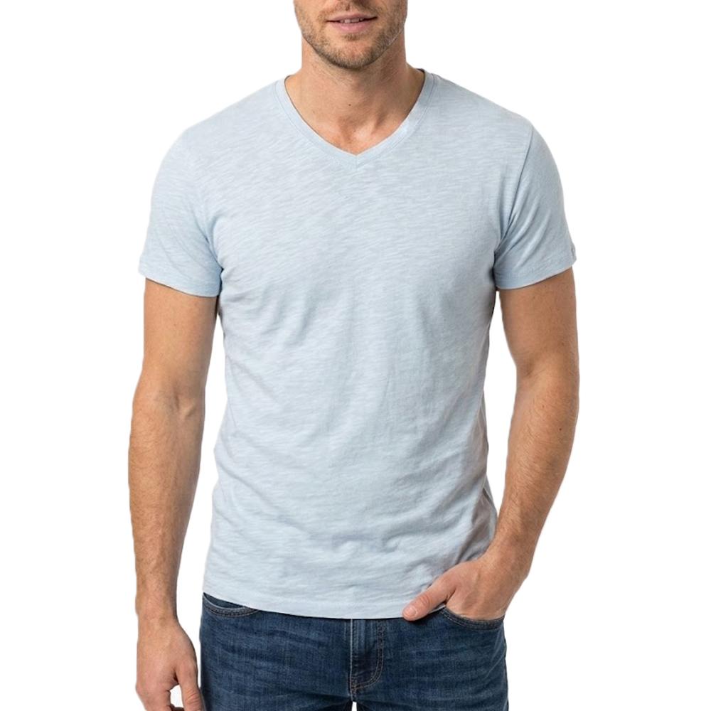 T-shirt Bleu Clair Homme Paname Brothers TAZIO pas cher