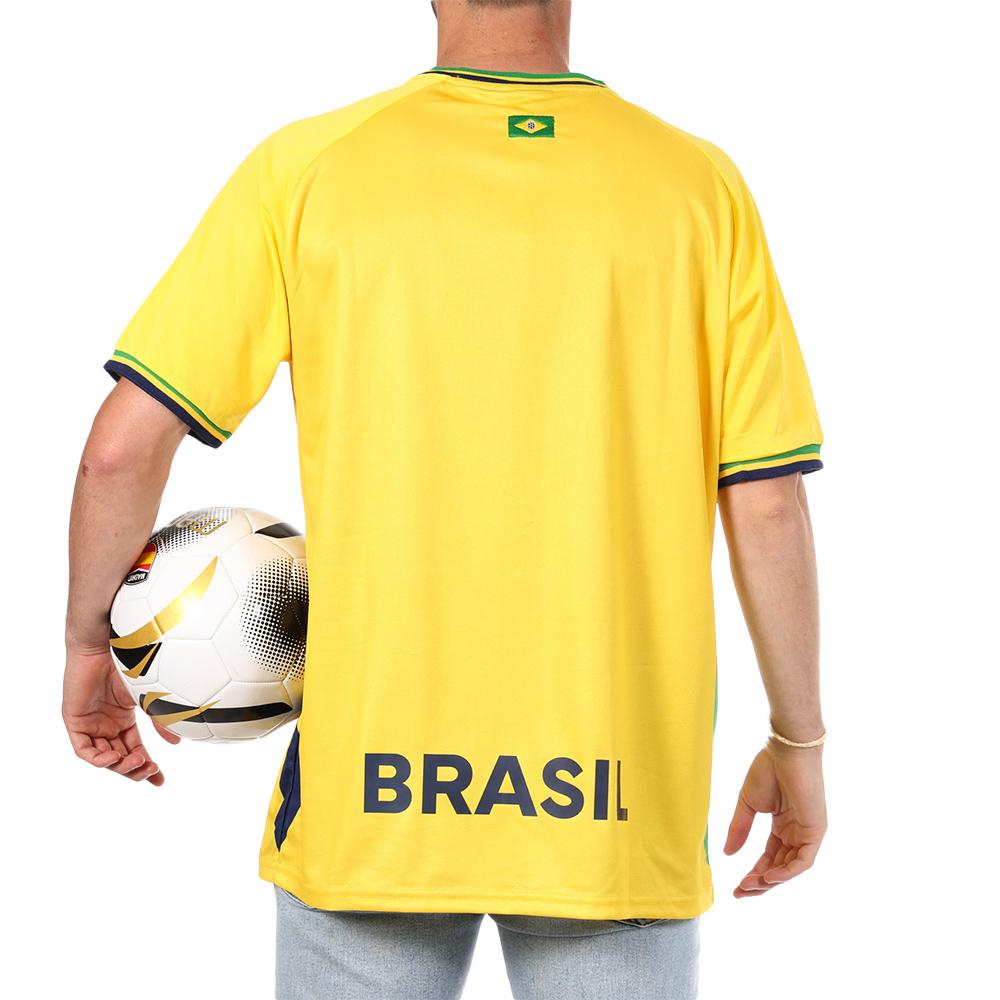 Brésil Maillot Supporter Jaune Mixte Sport Zone vue 2