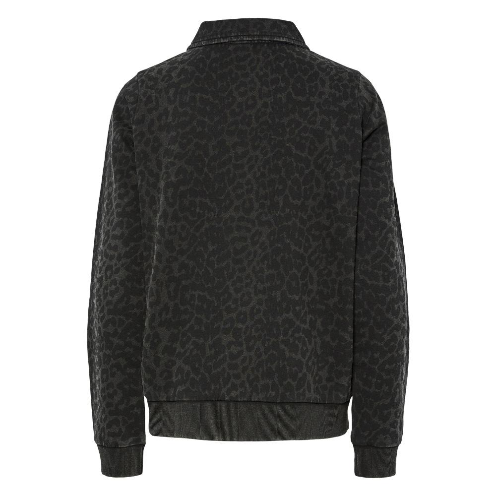 Polo Manches Longues Noir Femme Pieces Jackie vue 2