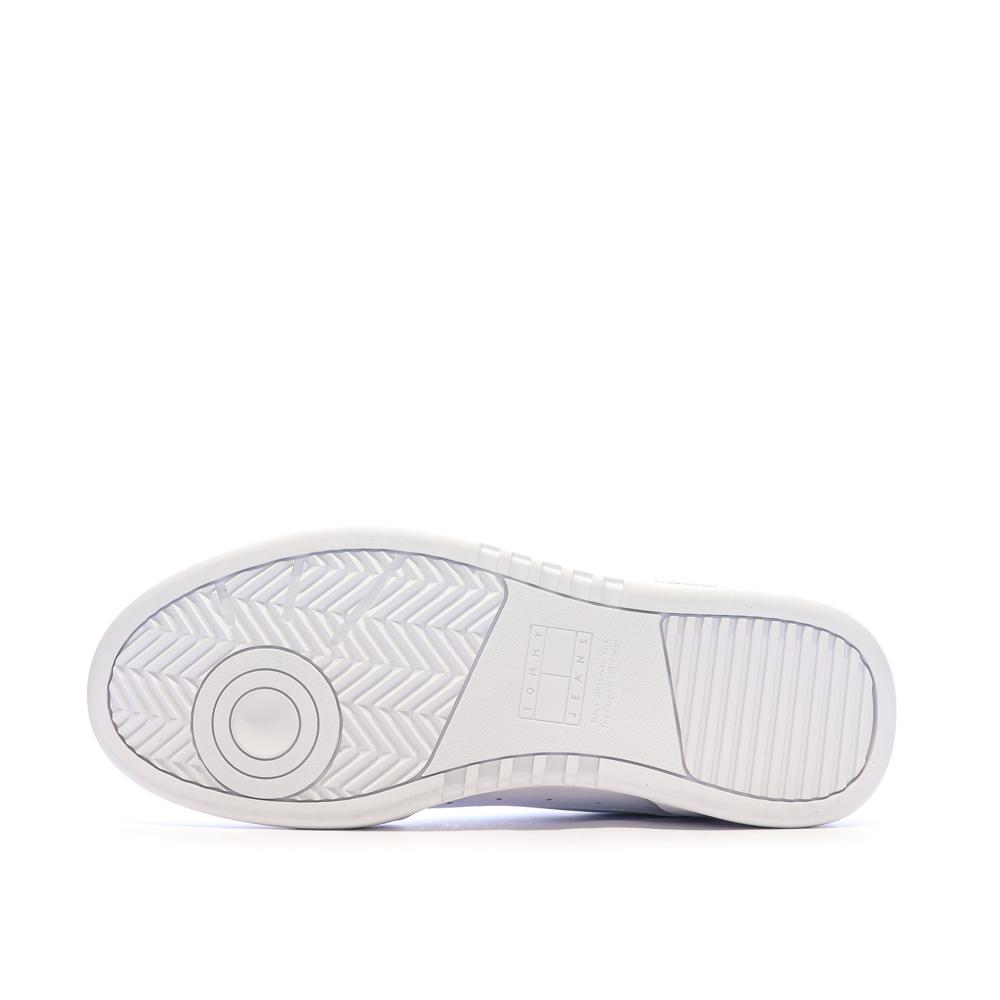 White Men's Sneakers Tommy Hilfiger Cupsole Photo of the Espace des Marques %store% store - view of %key%