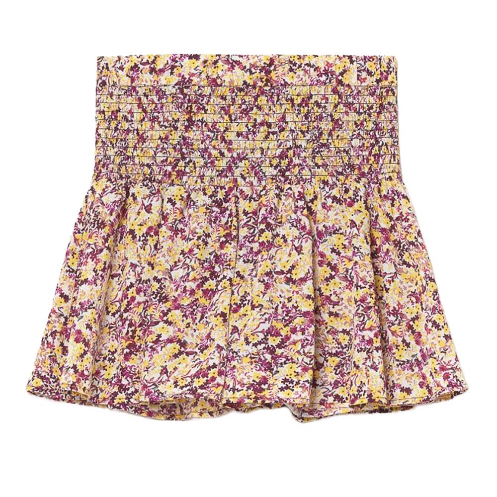 Short Jaune/Mauve Fille Le Temps Des Cerises Xangi pas cher