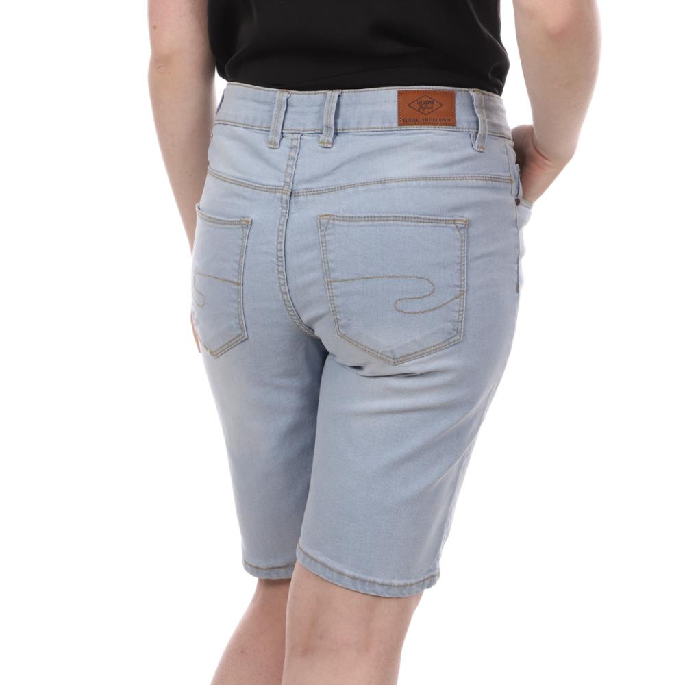 Bermuda Bleu Femme Lee Cooper Opara vue 2