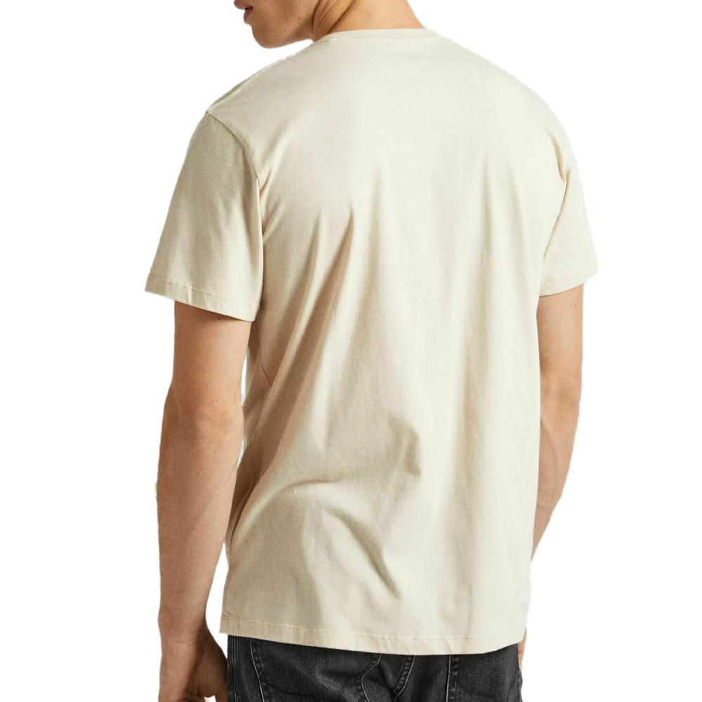 T-shirt Beige Homme Pepe Jeans 508208 vue 2
