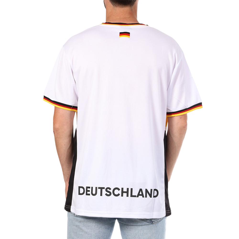 Allemagne Maillot Supporter Blanc Mixte Sport Zone vue 2