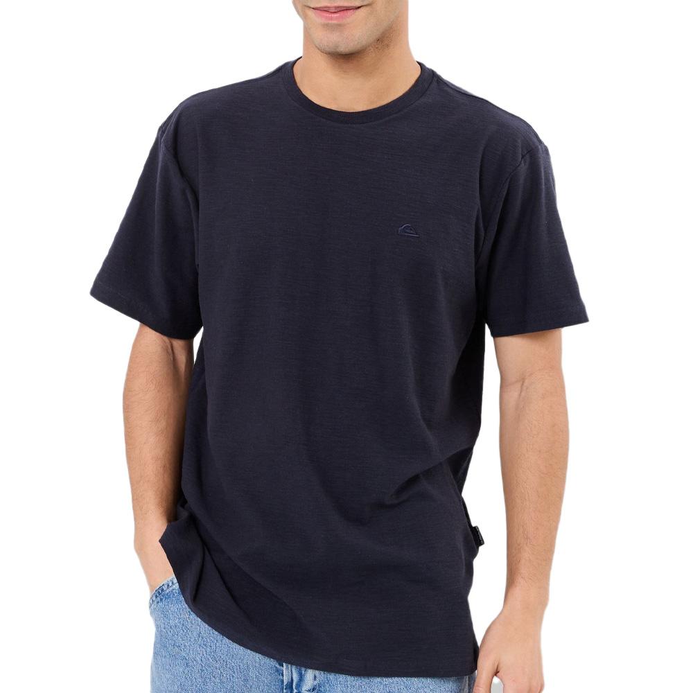 T-Shirt Marine Homme Quiksilver Slub roundneck pas cher