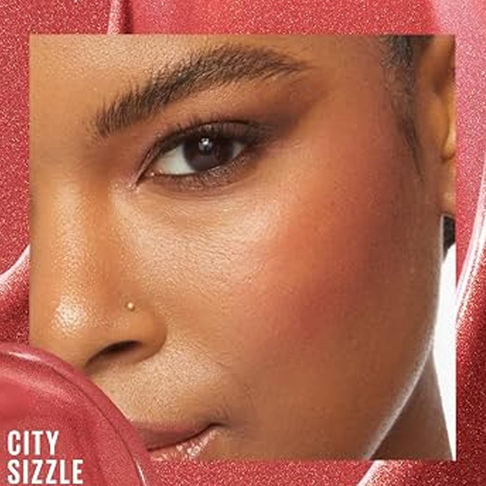 Blush Liquide Gemey Maybelline 06 City Sizzle vue 2