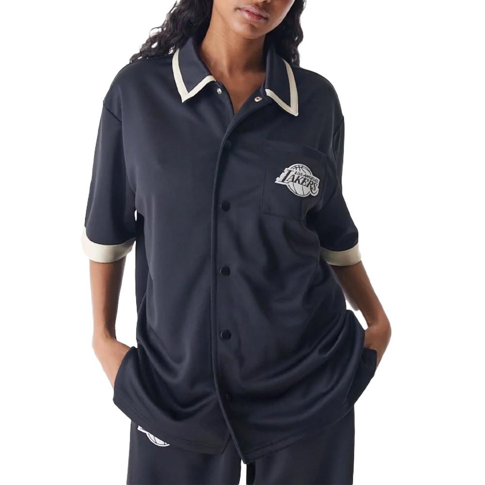 Chemise Noire Mixte New Era Loslak vue 3