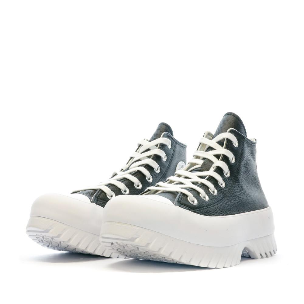 Baskets Noir Femme Converse Lugged vue 6
