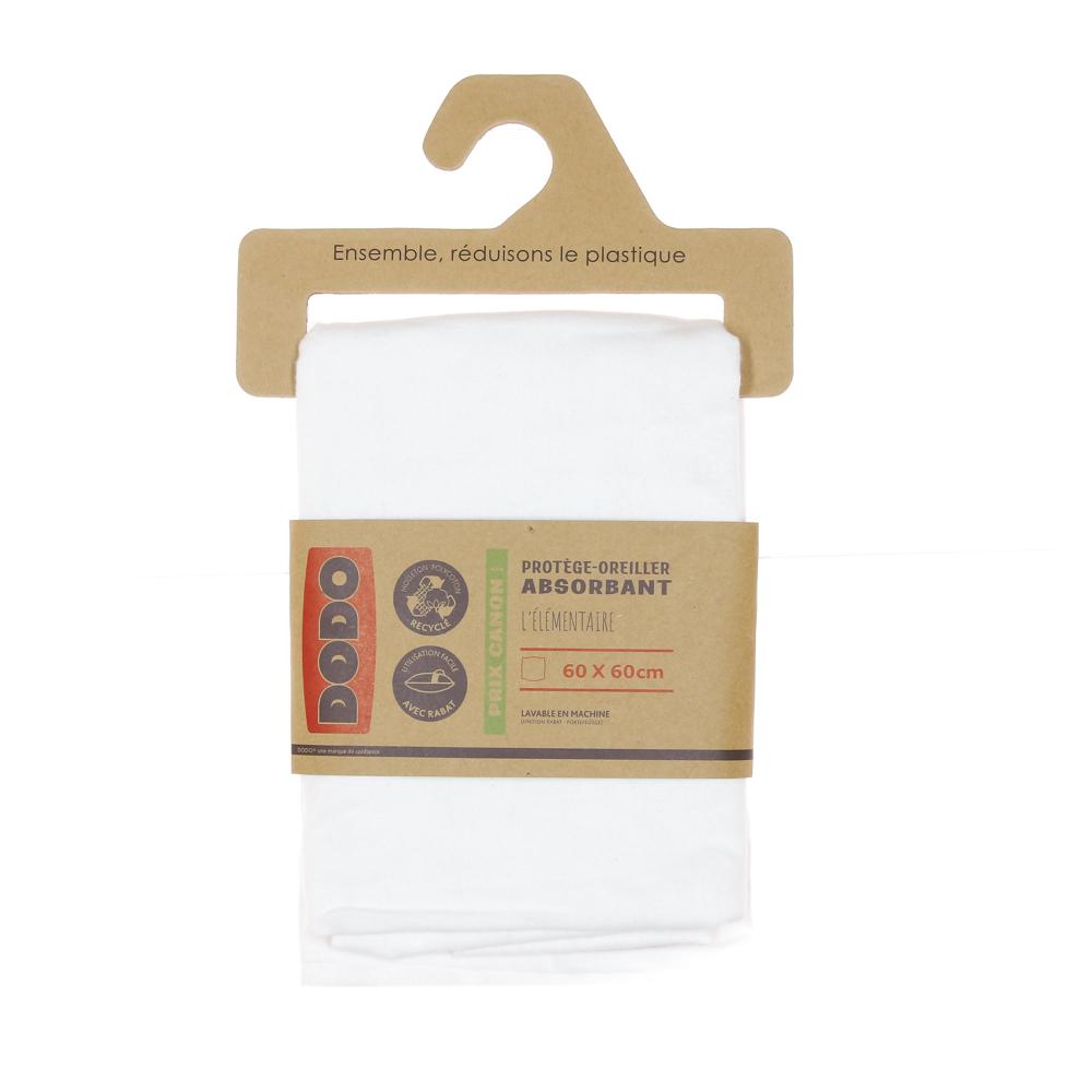 Protège-Oreillers Absorbant Blanc Dodo Elementaire pas cher