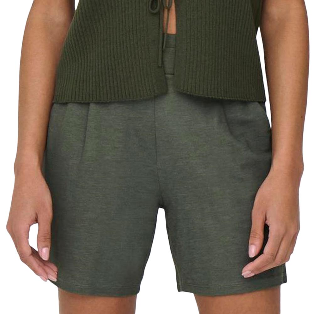 Short Kaki foncé Femme JDY Geggo pas cher