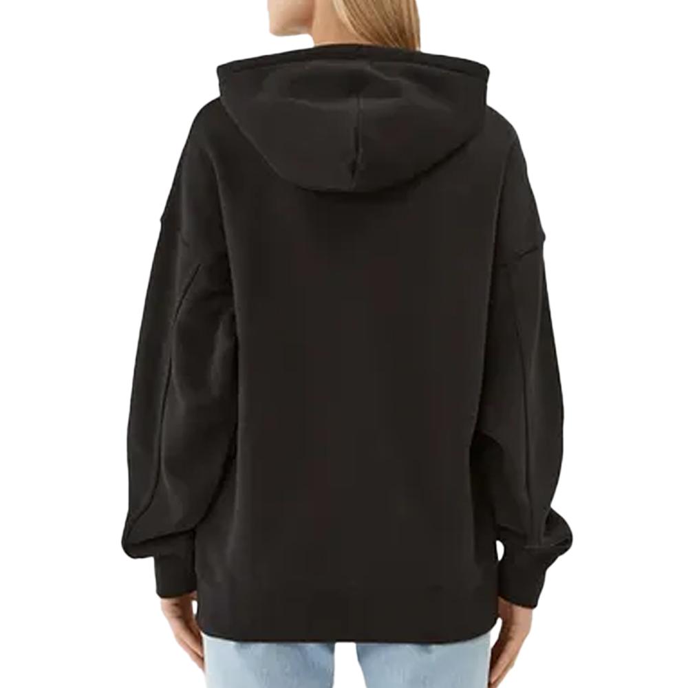 Sweat Noir Femme Converse Wordmark vue 2