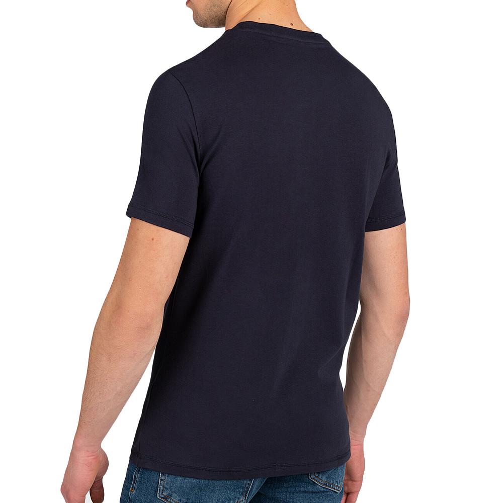 T-shirt Marine Homme Guess Nesty vue 2
