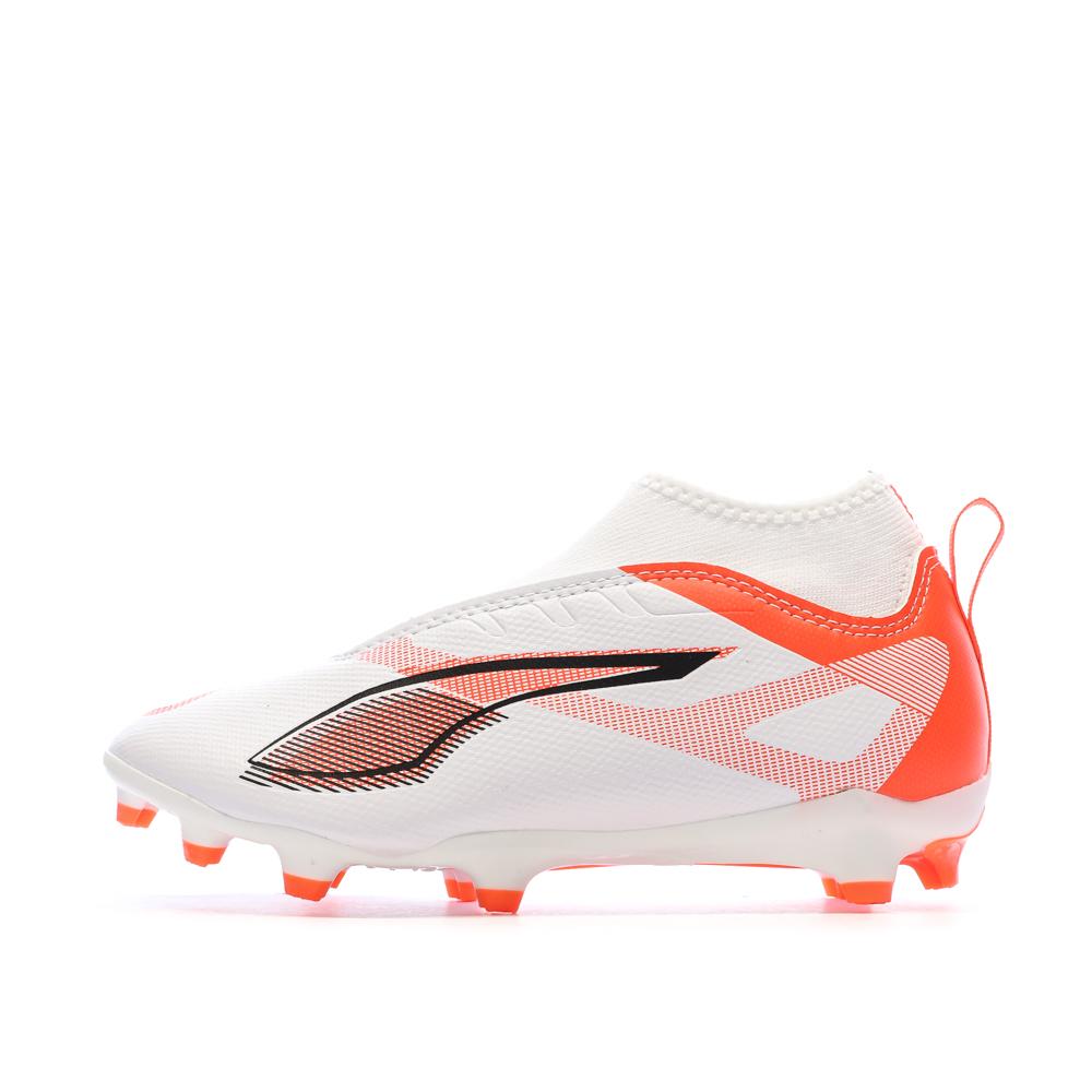 Chaussures de football Blanc/Rouge Garçon Puma Ultra 5 pas cher