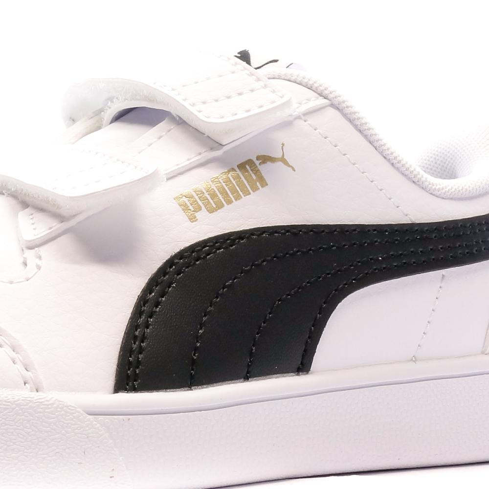 Baskets à scratchs Blanches Garçon Puma Shuffle vue 7